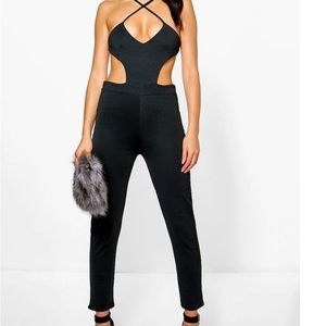 BooHoo Black jumpsuit never worn